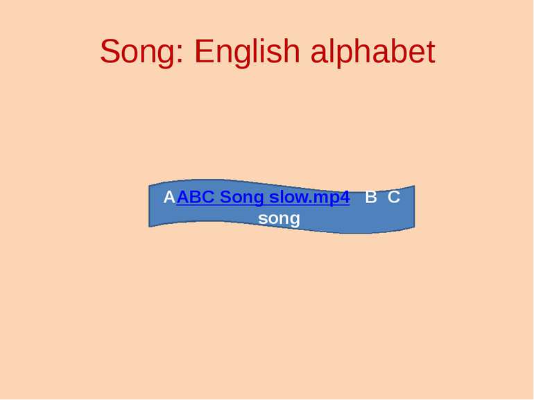 Song: English alphabet AABC Song slow.mp4 B C song