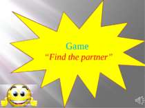 Game “Find the partner”