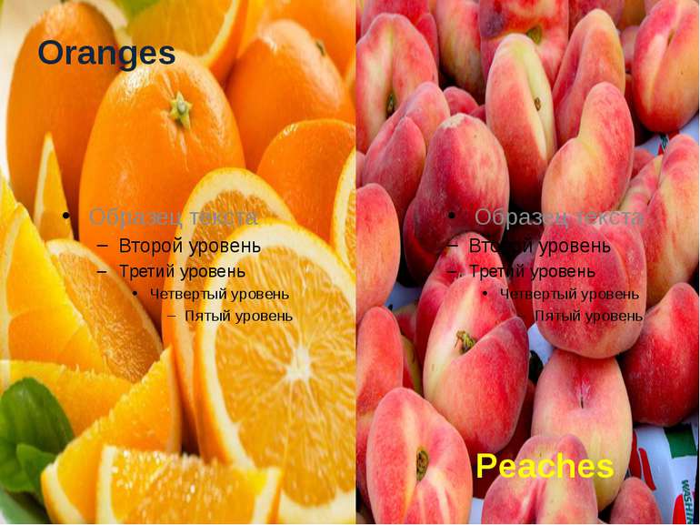 Oranges Peaches