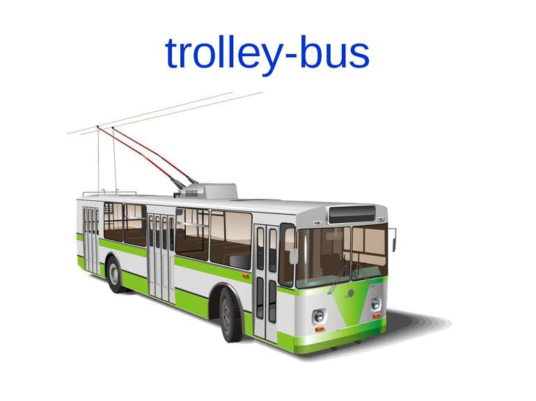 trolley-bus