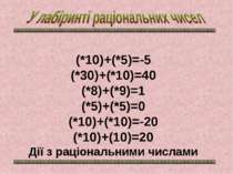 (*10)+(*5)=-5 (*30)+(*10)=40 (*8)+(*9)=1 (*5)+(*5)=0 (*10)+(*10)=-20 (*10)+(1...