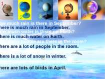 There is much rain in September. How much rain is there in September? How muc...