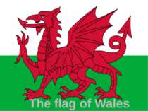 The flag of Wales