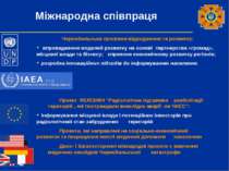 Міжнародна співпраця Чорнобильська програма відродження та розвитку: впровадж...