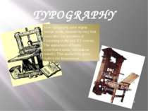 TYPOGRAPHY How typography meet urgent human needs, showed the very first year...