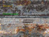 Висновок 2 Біологічна корозія – це окиснення металу під впливом мікроорганізм...