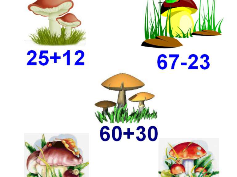 Грибна поляна Завдання: допоможи зібрати гриби.