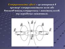 Електромагнітні хвилі – це поширення в просторі електромагнітного поля або вз...