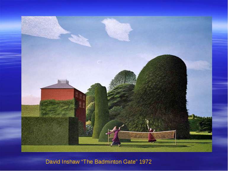 David Inshaw “The Badminton Gate” 1972