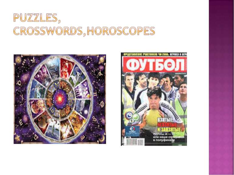 puzzles, crosswords,horoscopes
