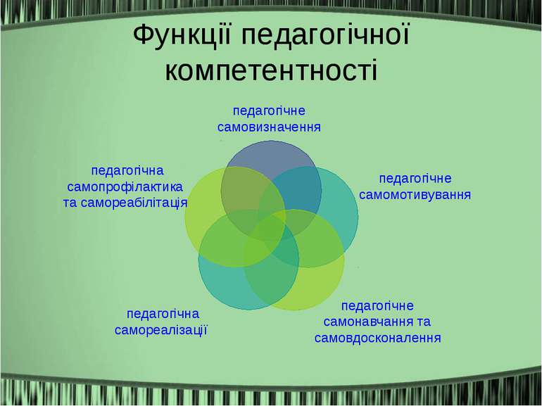 Функції педагогічної компетентності