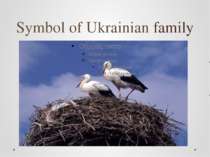 Symbol of Ukrainian family