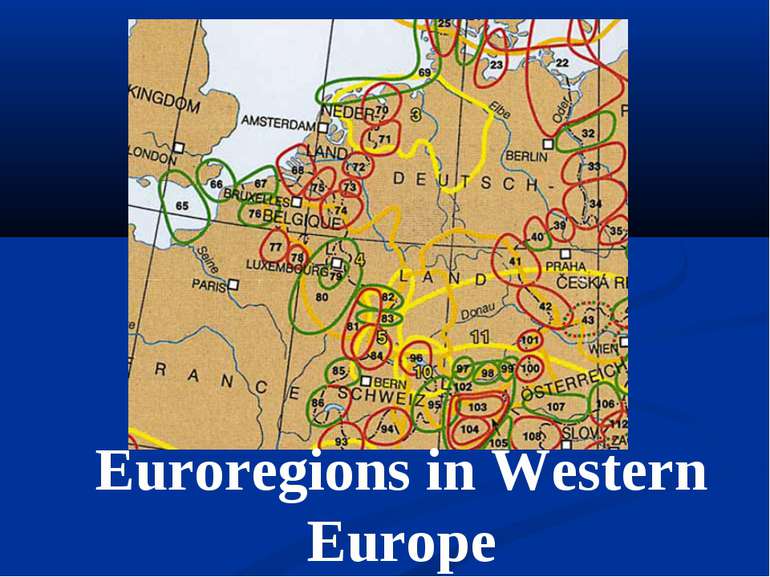 Euroregions in Western Europe