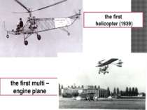 the first multi – engine plane the first helicopter (1939)
