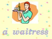 a waitress