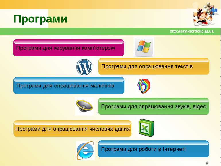 Програми * http://sayt-portfolio.at.ua http://sayt-portfolio.at.ua