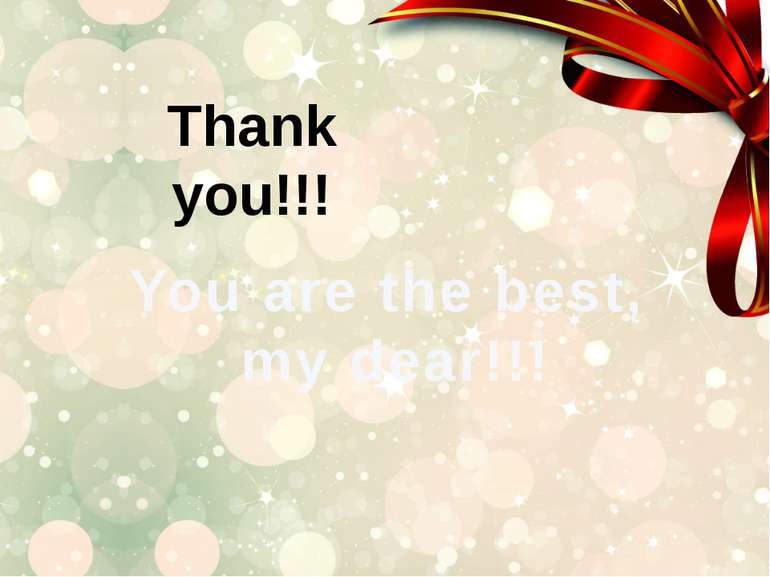 Thank you!!! You are the best, my dear!!!