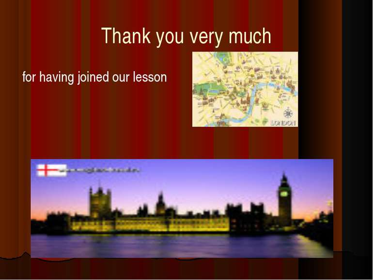 Thank you very much for having joined our lesson