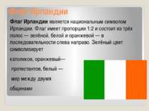 Флаг Ирландии  Флаг Ирландии является национальным символом Ирландии. Флаг им...