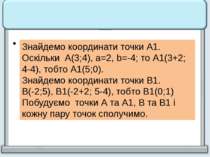 Паралельне перенесення задається формулами х1 = х + 2, у1 = у - 4. Знайти точ...