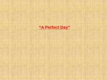 “A Perfect Day”