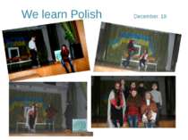 We learn Polish December, 19