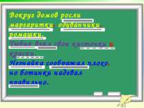 Вокруг домов росли маргаритки, одуванчики, ромашки. Тюбик взял свои кисточки ...