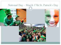 National Day – March 17th St. Patrick's Day