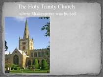 The Holy Trinity Church where Shakespeare was buried
