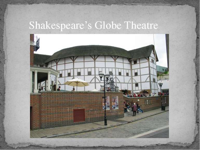 Shakespeare’s Globe Theatre