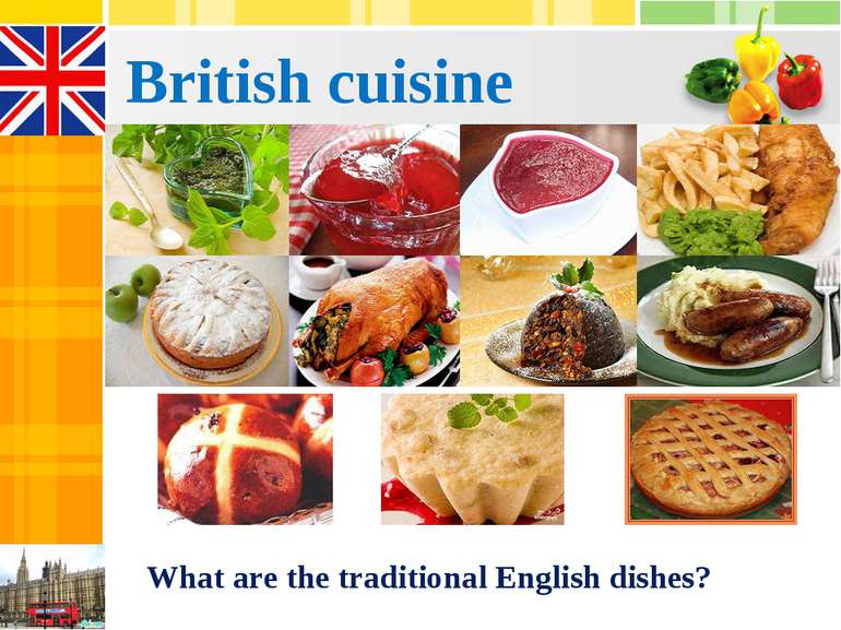 English cuisine презентация