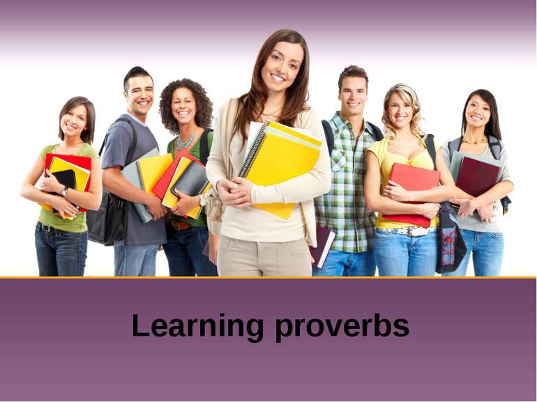 Learning proverbs