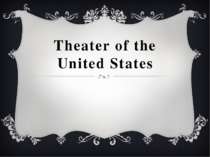 Theater of the United States
