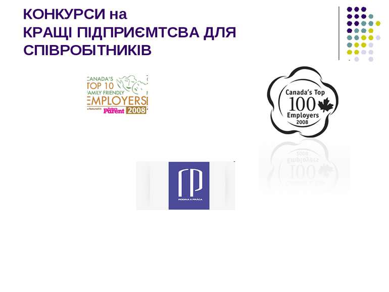 КОНКУРСИ на КРАЩІ ПІДПРИЄМТСВА ДЛЯ СПІВРОБІТНИКІВ