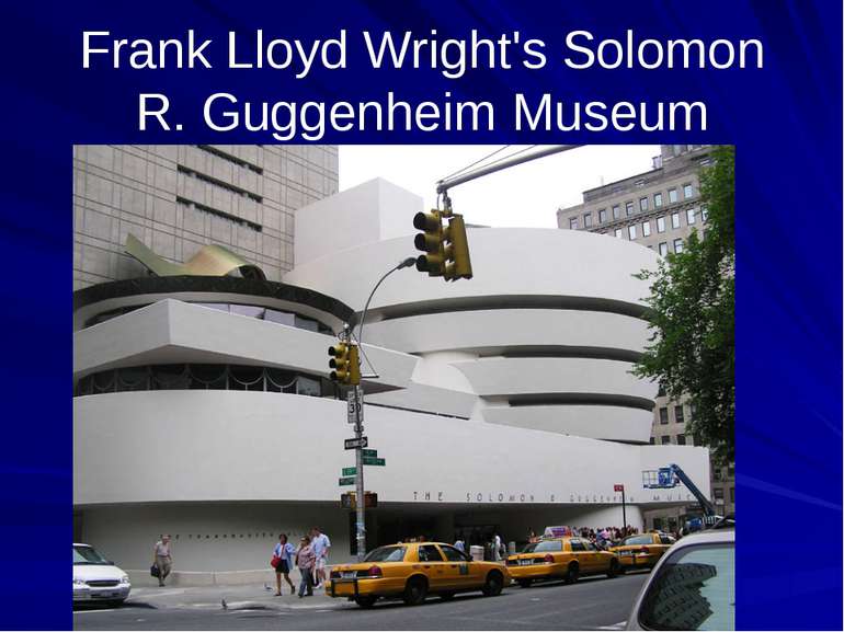 Frank Lloyd Wright's Solomon R. Guggenheim Museum