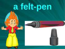 a felt-pen