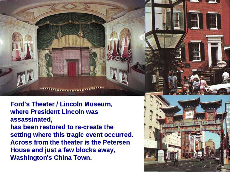 Ford's Theater / Lincoln Museum, where President Lincoln was assassinated, ha...