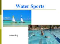 Water Sports yachting swimming