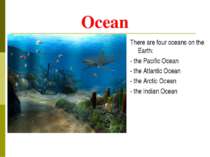 Ocean There are four oceans on the Earth: - the Pacific Ocean - the Atlantic ...