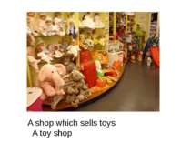 A shop which sells toys A toy shop