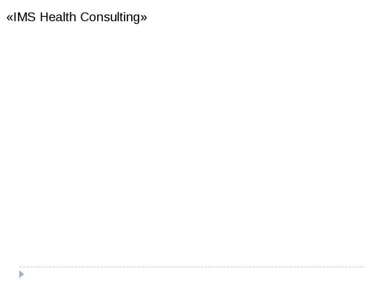 «IMS Health Consulting» 2014