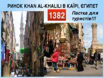 РИНОК KHAN AL-KHALILI В КАЇРІ, ЄГИПЕТ 1382 Пастка для туристів!!!