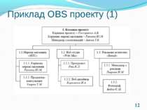 * Приклад ОBS проекту (1)