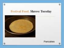 Festival Food. Shrove Tuesday Pancakes