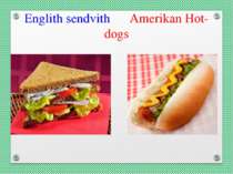 Englith sendvith Amerikan Hot-dogs