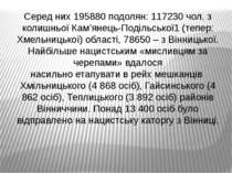 Серед них 195880 подолян: 117230 чол. з колишньої Кам’янець-Подільської1 (теп...