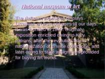 National museum of art The museum exposition displays Ukrainian art from old ...