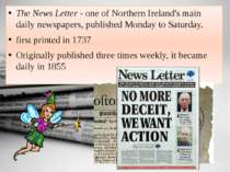 The News Letter - one of Northern Ireland's main daily newspapers, published ...