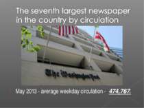 May 2013 - average weekday circulation - 474,767.