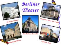 Deutsches Theater Komische Oper Maxim-Gorki-Theater Staatsoper Unter den Lind...